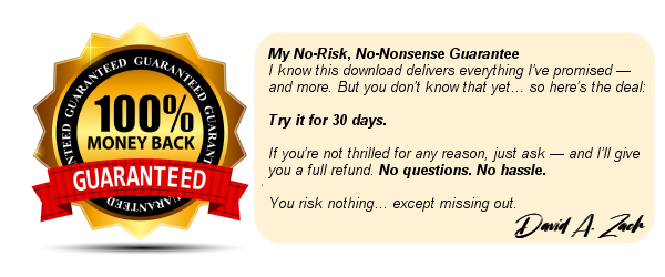 money back guarantee - davidsoffice.com